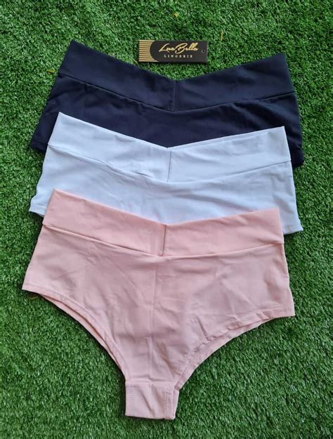 KIT 3 CALCINHAS CORES SORTIDAS 747 CONFORTO LUA BELLA LINGERIE