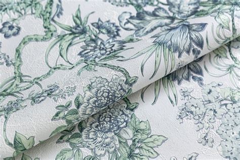 KM6502 Обои виниловые на флизелиновой основе Азулежу мотив, светло ...