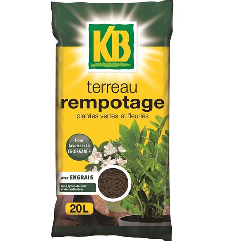 Kb Terreau Rempotage L Pas Cher Auchan Fr