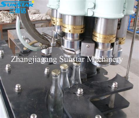 Automatic Crown Capper For Beer Bottle Crown Cap Machine