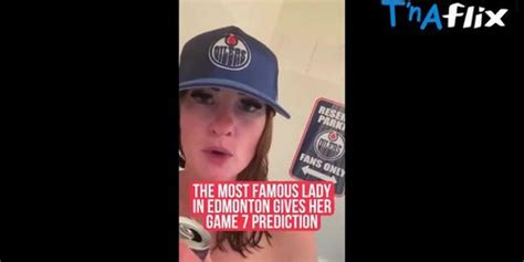 Unknown Breasts Scene In Edmonton Oilers Fan Girl Sexy And Nude Teases Her Hot Tits In A Steamy