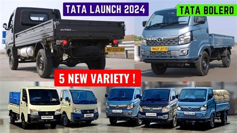 Tata Motors 2024 NEW Launches Tata Intra V70 Intra V20 Gold Intra