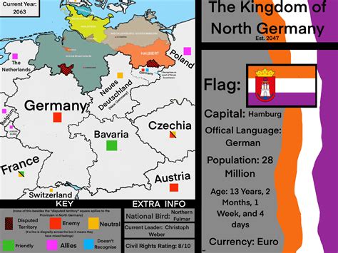The Kingdom of North Germany (Lore) : r/imaginarymaps