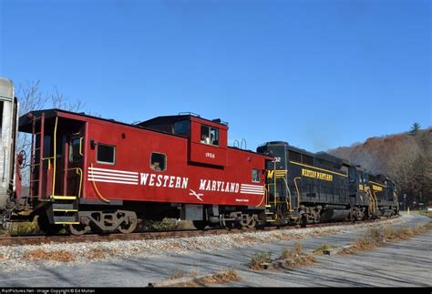 Wmsr 1907 Western Maryland Scenic Railroad Caboose At Cumberland