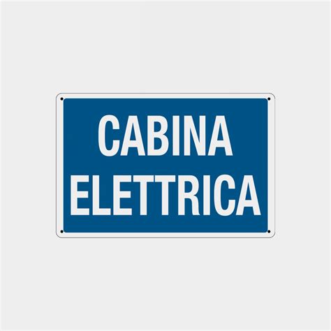 Cartello Informazione Cabina Elettrica Puntosikuro