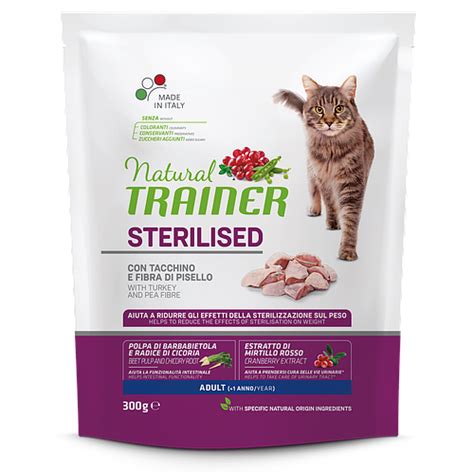 Купить NATURAL TRAINER корм для дорослих стерилізованих котів з ...