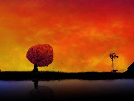 Фото Ветряк на фоне облачного неба (SMALL WORLD)