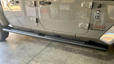 Missouri Gladiator Factory Tubular Side Steps Blk Jeep Gladiator