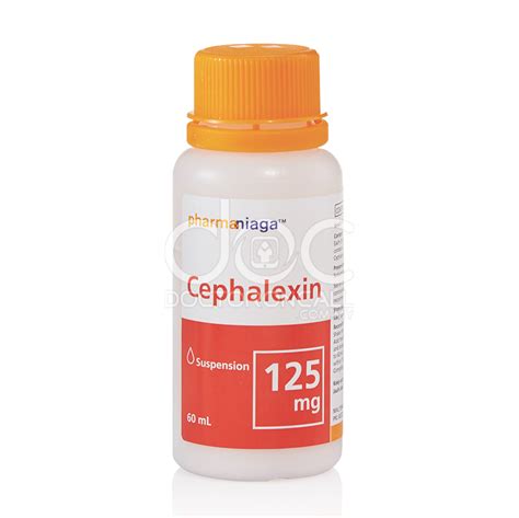 Buy Pharmaniaga Cephalexin Oral Suspension 125mg5ml 60ml Uses Dosage