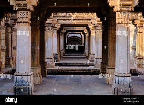 India Gujarat Ahmedabad Unesco World Heritage City Adalaj Stepwell