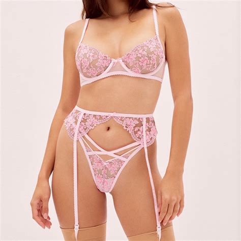 Jual Vanya The Label Bra Set Sexy Lingerie Pakaian Dalam Wanita Lace Transparan Lembut Premium