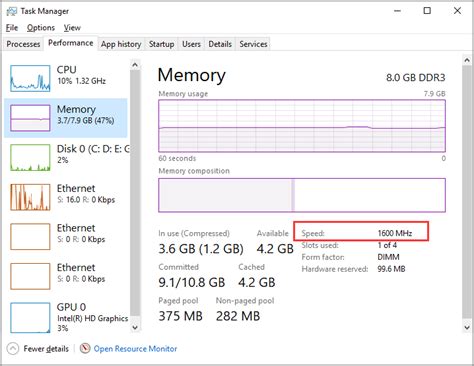 How To Check Ram Speed On Windows Ways Minitool Partition Wizard