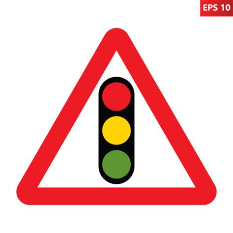 260 Triangle Traffic Light Stock Illustrations Royalty Free Vector