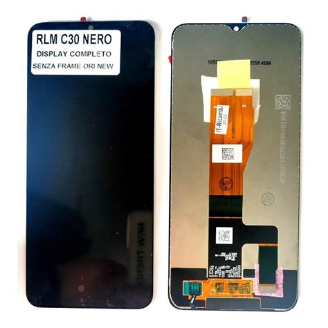 DISPLAY LCD + TOUCHSCREEN DISPLAY COMPLETO SENZA FRAME PER REALME C30 ...