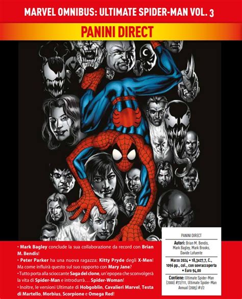 Ultimate Spider Man Vol Marvel Omnibus Panini Comics Italiano