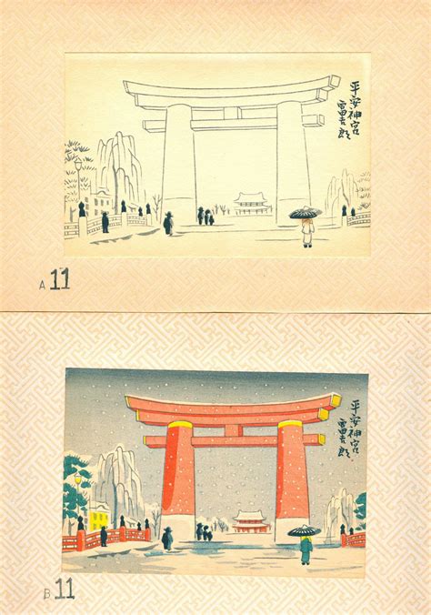 Color Your Own Japanese Woodblock Prints 6