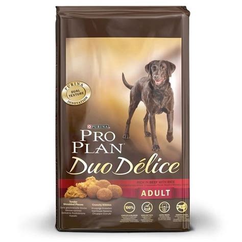 Purina Pro Plan Adult Duo Delice Rind & Reis Brocken & Kroketten ...