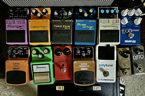 Here are my pedals. I’ll put my thoughts in the comments. : r/guitarpedals
