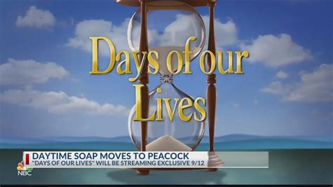 ‘days Of Our Lives Moving Off Air Will Only Be Streamed On Peacock