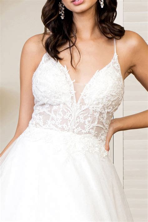 Embroidered Corset Bridal Gown – StyleMissus