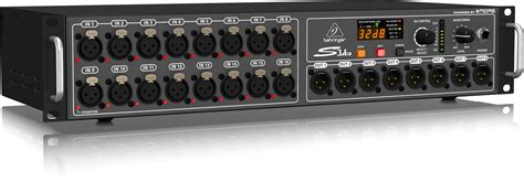 BEHRINGER S16 Digital Snake I-O Box with 16 Remote-Controllable MIDAS ...