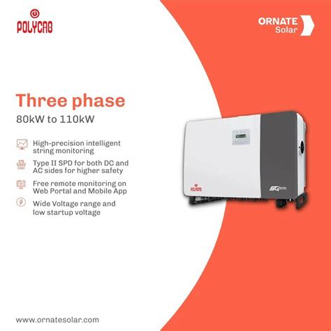 Polycab Three Phase Solar Inverter Kw To Kw At Best Price In New Delhi