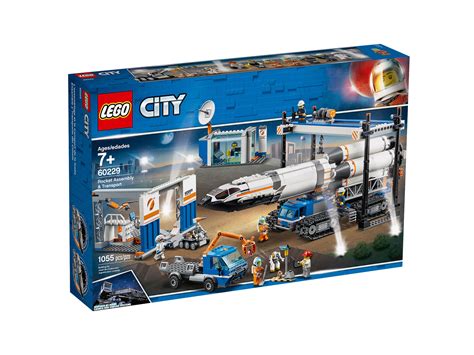 LEGO 60229 Rocket Assembly & Transport (Площадка для сборки и транспорт ...