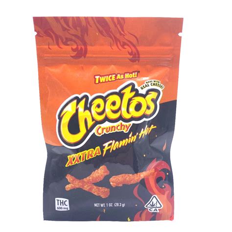 Cheetos Crunchy 600mg THC Xxtra Flamin Hot Granville Island Cannabis