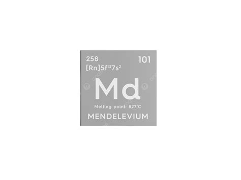 Mendelevium Actinoids Chemical Element Of Mendeleev S Periodic Science