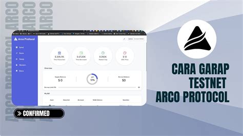 Tutorial Garap Testnet Arco Protocol Youtube