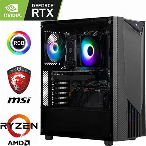 Игровой Компьютер MSI - Ryzen 7 5700X / GeForce RTX 3060 Ti 8ГБ / 32ГБ ...