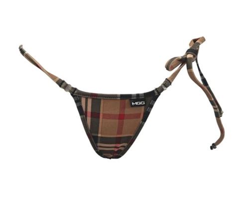 Burrr Berry Single Tie Side Bikini Bottom Micro Gigi