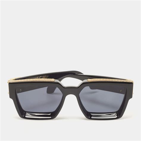 Louis Vuitton Blackgold Z1165w 11 Millionaires Square Sunglasses Louis Vuitton The Luxury Closet