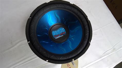 Pyle Car Subwoofer Speaker Blue Pl1090bl Property Room