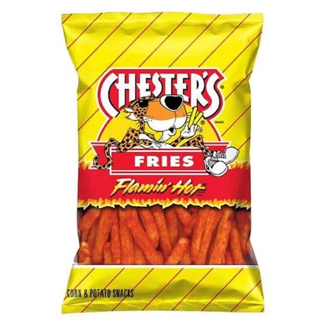 Chester S 3 625 Oz Flamin Hot Fries 147385 The Home Depot