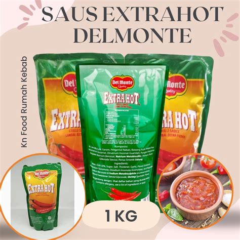 Jual Sambal Extrahot Delmonte Kemasan Pouch Kg Extra Hot Shopee Indonesia