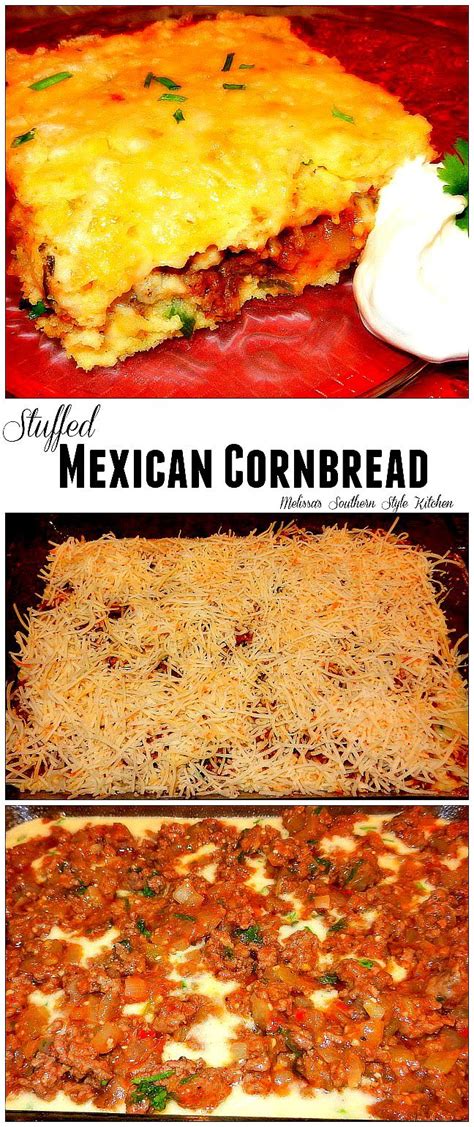 Stuffed Mexican Cornbread Mexican Cornbread Mexican Food