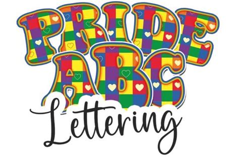Pride Month Gay Pride Flag Lettering Png Graphic By Thedigitaldeli Creative Fabrica