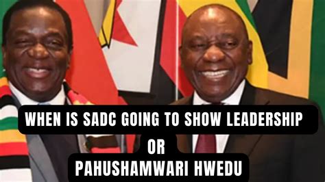 Waiting For Election Report Cyril Ramaphosa Reveals Sadc Strategy On