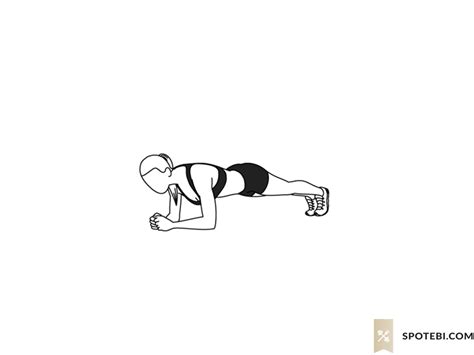 Plank Leg Lifts Illustrated Exercise Guide Workout Guide Spotebi