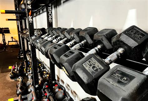 Dumbbells In Gym