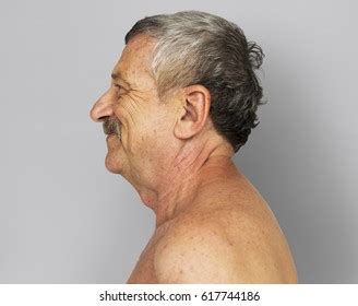 Sideview Closeup Portrait Caucasian Naked Shirtless Stock Photo 2232250011 Shutterstock