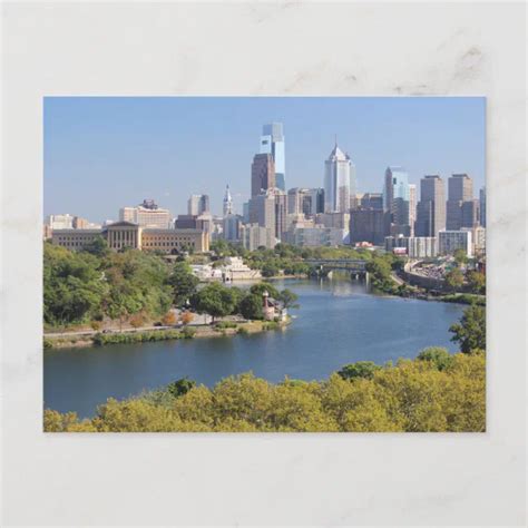 Philadelphia Skyline Postcard Zazzle