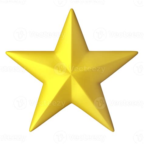 ilustración 3d estrella 12488033 PNG