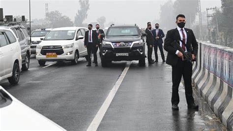 Security Breach During Pm Modis Punjab Visit Convoy Stuck On Flyover