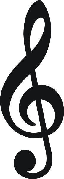 G Music Note Clip Art at Clker.com - vector clip art online, royalty ...