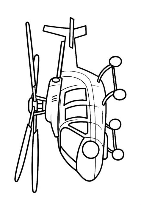 Desenhos De Helicopteros Para Colorir