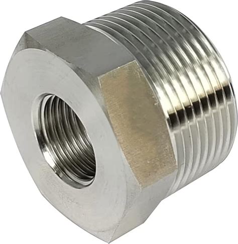 Stainless Steel Reducer Hex Bushing Male Npt To Female Npt