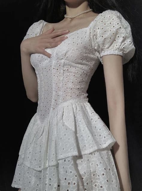 puff sleeve shirred panel dress artofit