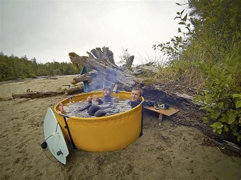 There S A Portable Propane Heated Hot Tub That Can Be Set Up Practically Anywhere